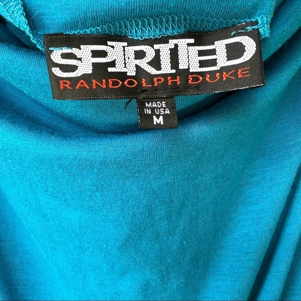 JUMPSUIT SOFT STRETCHY BLUE CUTOUT BELTED SLEEVELESS SIZE MEDIUM - Picture 7 of 8